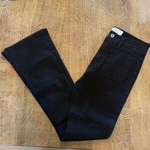 Elegant Black Flare Women's Jeans size 27